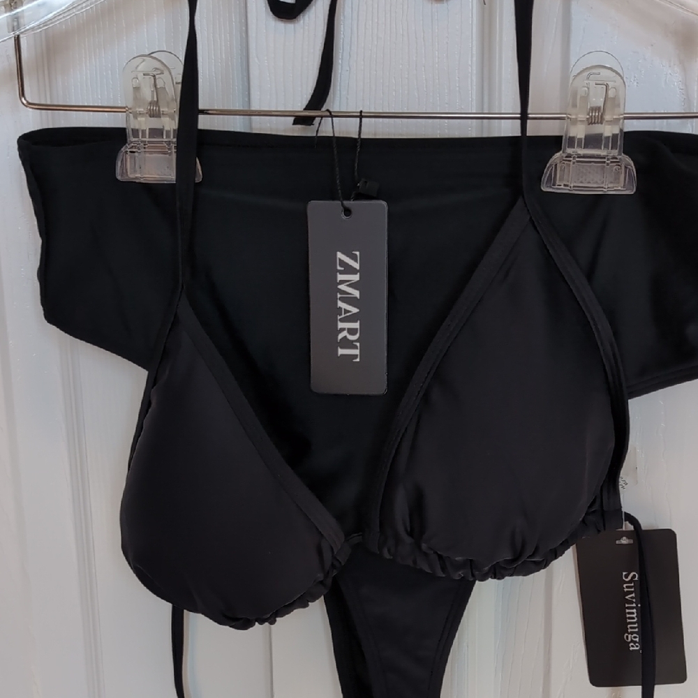 Chic Black Bikini Swimwear